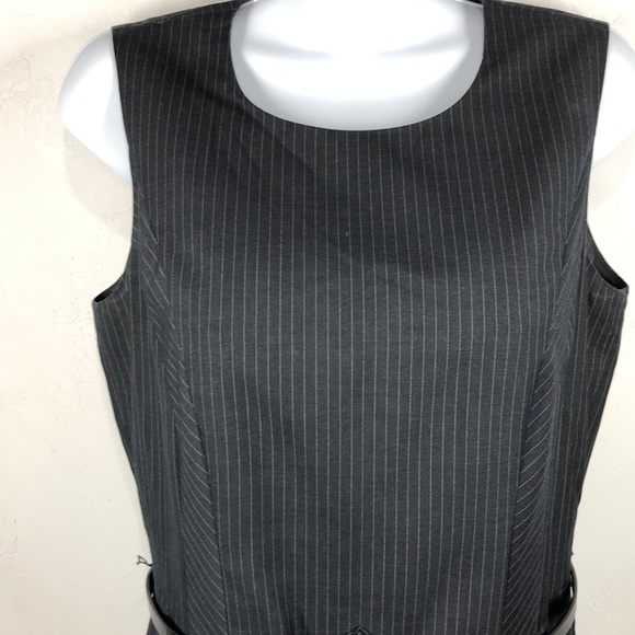 Calvin Klein black pinstripe dress size 6 - Picture 2 of 6